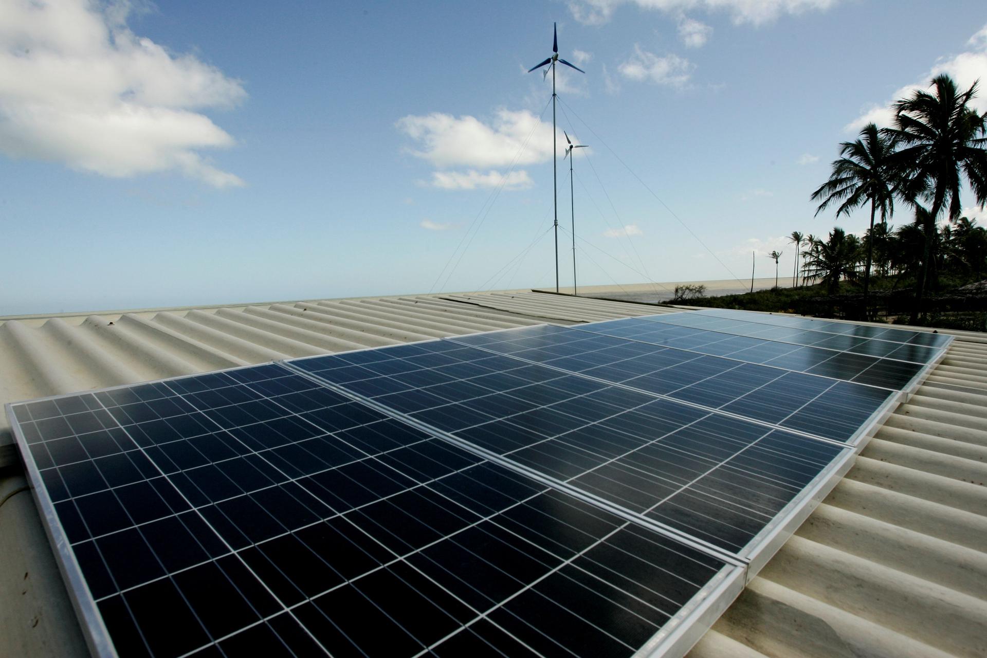 placa de geração de energia solar